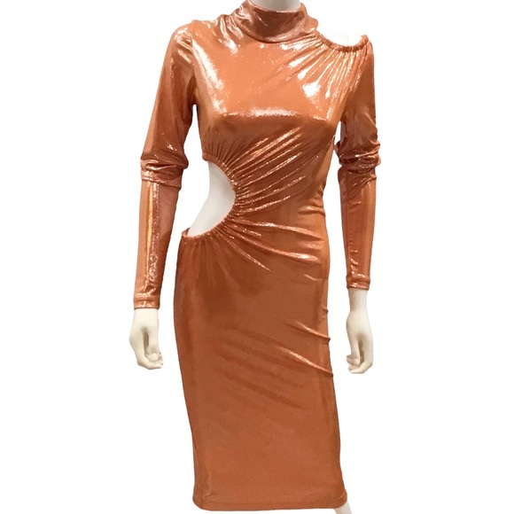 [Sold] Midi Cutout Dress, ROTATE  Birger Christensen, Size 6 - Picture 4 of 7